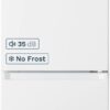Inventum KV1850W No Frost energiezuinige koel-vriescombinatie - 185 cm hoog - 338 liter - Zeer stil: 35 dB - Superkoelen - Supervriezen