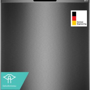 Siemens SN23EC03ME - iQ300 - Vrijstaande Vaatwasser - Zwart - Home Connect - varioSpeed Plus je vaat tot wel drie keer zo snel schoon - Intelligent