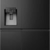 Hisense RS818N4IFD- Amerikaanse koelkast - Energielabel D - Vaste Wateraansluiting - Water- & ijsdispenser - Metal Cooling - No Frost - RVS