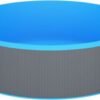 vidaXL - Splasher - pool - 350x90 - cm - grijs