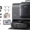 eufy Omni E28 - Robotstofzuiger met Vervangingssets - Draagbare dieptereiniger - HydroJet systeem - 20.000 Pa zuigkracht - DuoSpiral ontklittende