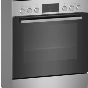 Bosch HKR39C250 - Serie 4 - Fornuis - Vrijstaande Elektrisch fornuis - 3D Hetelucht: gelijkmatige luchtverdeling - RVS