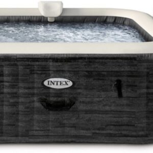 Intex PureSpa Greystone Deluxe - 6 persoons - vierkante spa - WiFi bediening