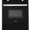 Lonzano Inductie Fornuis - 60cm Breed - Boostfunctie - Zwart/RVS - Heteluchtoven- 2 Fase - 3 Fase - Touchbediening