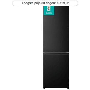 HISENSE RB440N4AFA - Koel-vriescombinatie - breedte 59.5 cm - hoogte 201.7 cm - inhoud 336 l - NoFrost