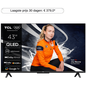 TCL 43T69C - Ultra HD 4K - QLED-tv - 43 inch - 2025