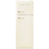 SMEG FAB30RCR6 - Retro Koel-vriescombinatie - 172 cm - Rechtsdraaiende deur - 294 L - Crème