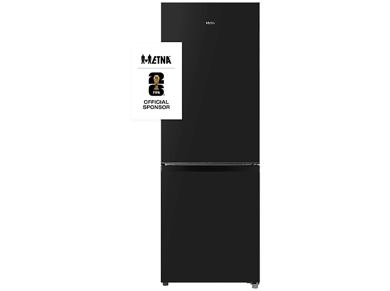 ETNA KCV343ZWA - Koel-vriescombinatie - breedte 49.5 cm - hoogte 143 cm - inhoud 175 l