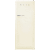 SMEG FAB28RCR6 - Retro Koelkast met vriesvak - 153 cm - Rechtsdraaiende deur - 270 L - Crème