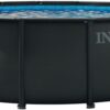 Ultra XTR Frame pool zwembadset Ø488x122cm - Inclusief zandfilterpomp +trap +grondzeil +afdekzeil - Opzetzwembad - Afmetingen: Ø488 cm x H122 cm