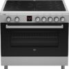 ETNA FI590RVS - Inductiefornuis (90 cm) - RVS - 3-fase