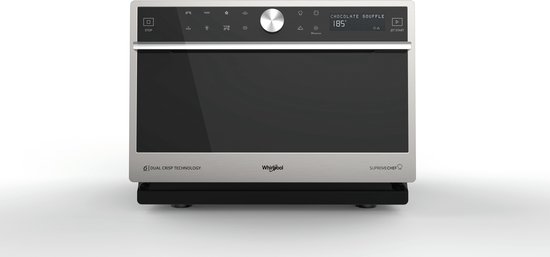 Whirlpool Supreme Chef MWSC 9133 SX - Combimagnetron - 33 liter - 1000 watt - Zilver
