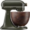 KitchenAid Artisan 5KSM180WSEEG - Mixer - Evergreen - 4,7L kom - Draadgarde - Kneedhaak - Menghaak