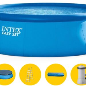 Intex Easy Set Pool Set - Opblaaszwembad - Ø 457 x 122 cm met filterpomp