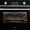 ETNA Zwart- Inbouw Combi-Magnetron - 44L - Magnetron, Oven en Grill - 20 Automatische Programma's - RVS - Kinderslot - 36 cm Draaiplateau