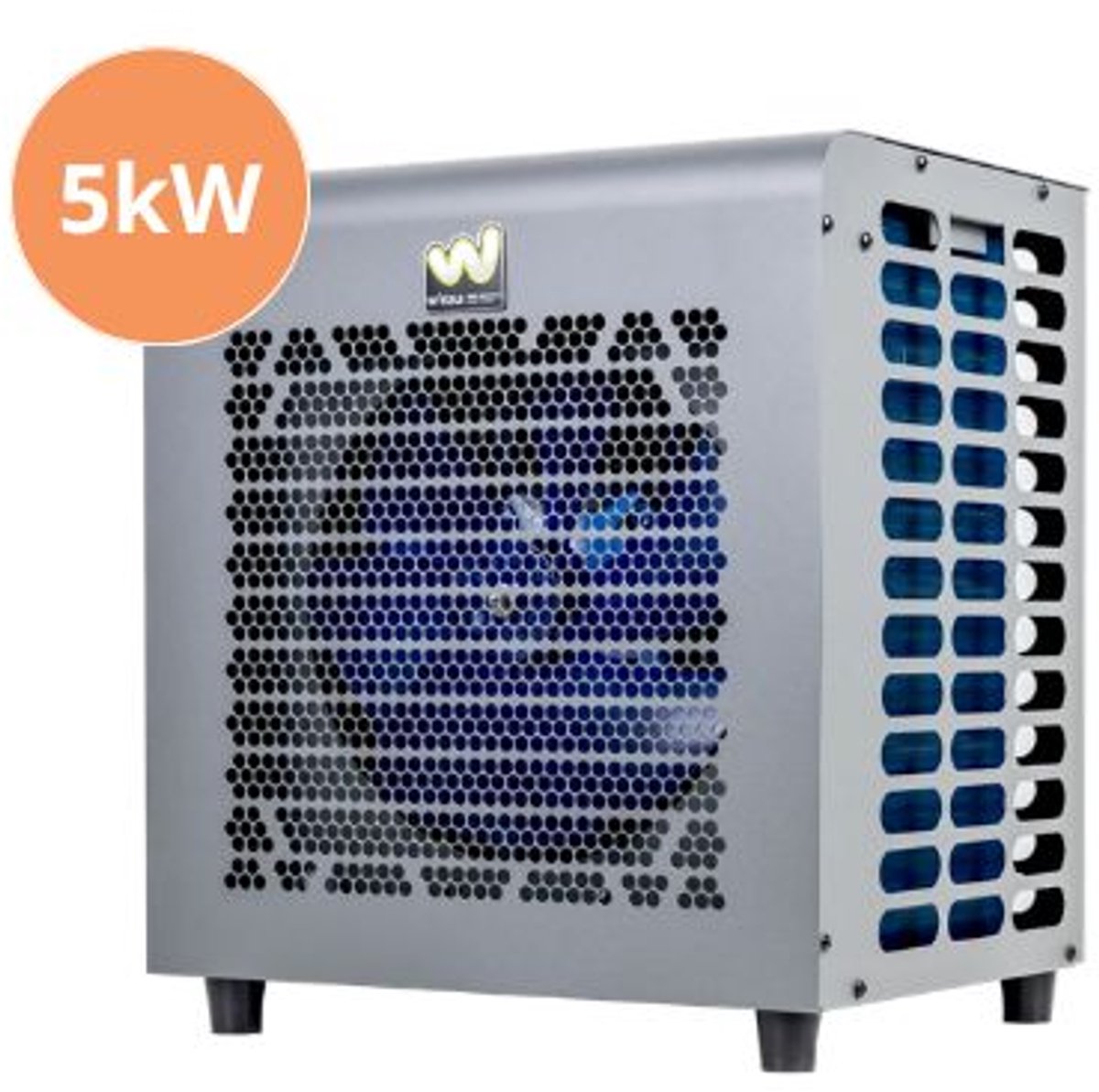 W'eau Mini Power 20 Zwembad Warmtepomp – 5 kW – Compacte Verwarming voor Opzet- en Intex Zwembaden tot 18.000 Liter